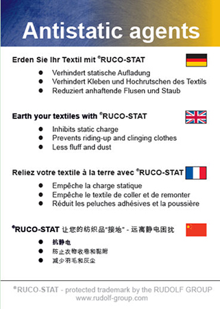 Anti-static tag (Ruco-Stat) reverse side